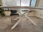Mooie ovale eettafel, Huis en Inrichting, Tafels | Eettafels, Kunststof, 100 tot 150 cm, Ophalen of Verzenden, Zo goed als nieuw