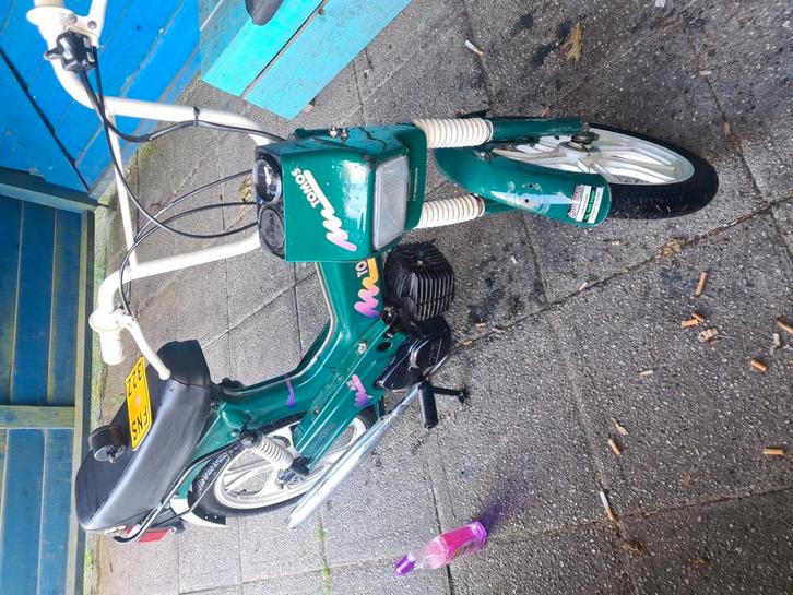 Tomos bouwjaar 1995 geel kenteken, Fietsen en Brommers, Brommers | Crossbrommers, Zo goed als nieuw, Overige merken, Ophalen