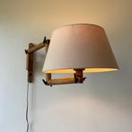 OPRUIMING Scandinavisch design verstelbare wandlamp jaren 70, Huis en Inrichting, Lampen | Wandlampen, Hout, Scandinavisch design