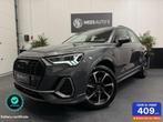 Audi Q3 45 TFSI e|S edition|Leer|Camera|Trekhaak|vol!, Gebruikt, Met garantie (alle), Hybride Elektrisch/Benzine, Adaptive Cruise Control