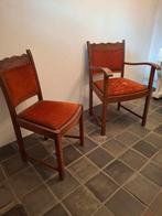 Twee oude stoelen., Antiek en Kunst, Antiek | Meubels | Stoelen en Banken, Ophalen