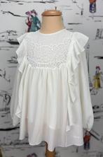 Chloé wit geborduurd ceremonie bloesje maat 6, Kinderen en Baby's, Kinderkleding | Maat 116, Chloé EU, Overhemd of Blouse, Zo goed als nieuw