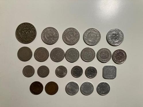 Suriname, 24 munten 1962-2021, Postzegels en Munten, Munten | Nederland, Losse munt, Overige waardes, Koningin Beatrix, Ophalen of Verzenden