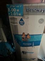 Zwembad helemaal compleet met pomp, Tuin en Terras, Zwembaden, Ophalen, Minder dan 80 cm, Zo goed als nieuw, 200 tot 400 cm