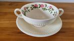 Wedgwood Rosalind soepkop met schotel, Huis en Inrichting, Keuken | Servies, Ophalen, Overige typen, Zo goed als nieuw, Wedgwood