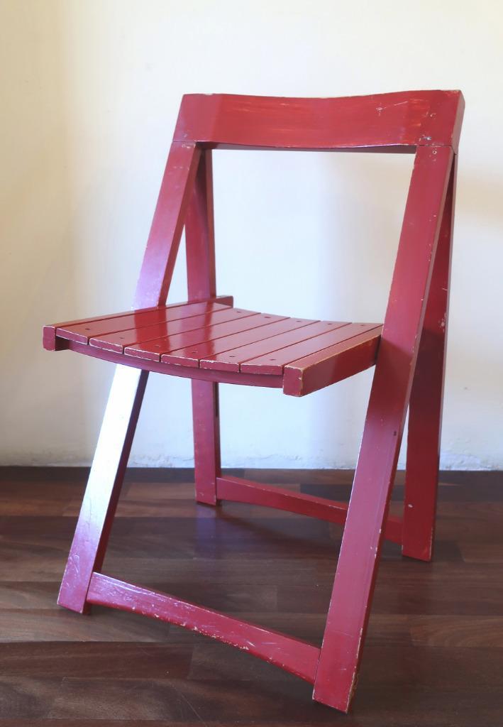 Vintage klapstoel, Antiek en Kunst, Antiek | Meubels | Stoelen en Banken, Ophalen of Verzenden