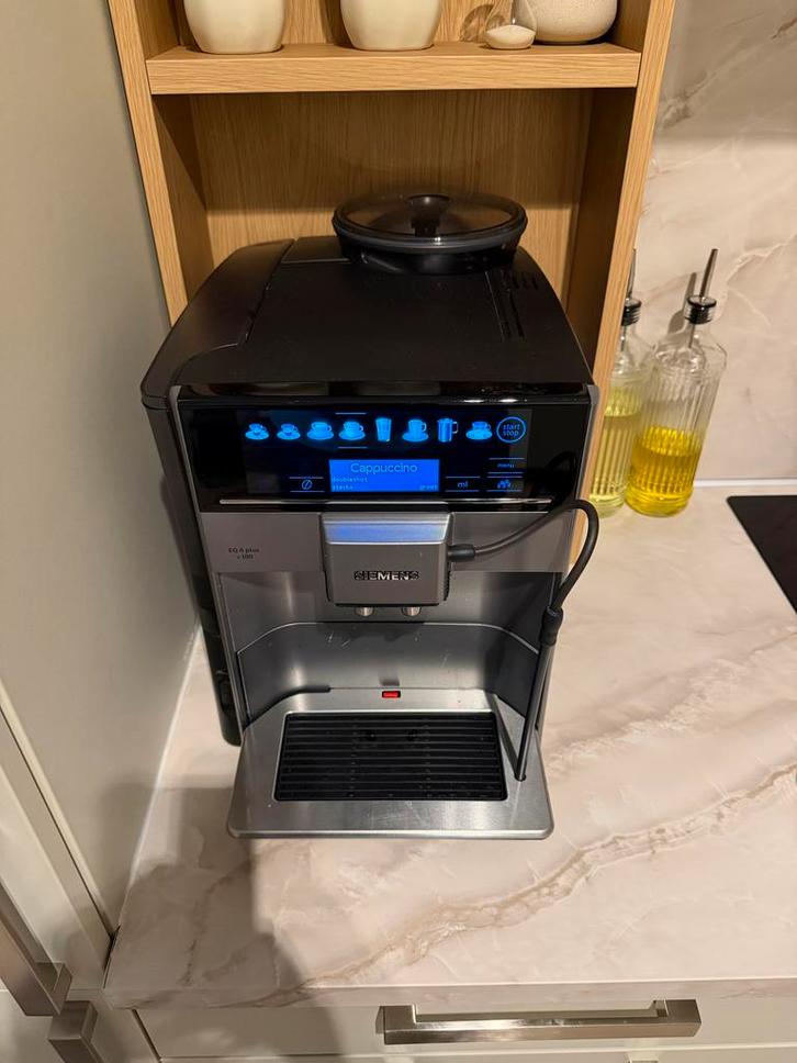 Siemens EQ.6 plus s100 Koffieapparaat, Witgoed en Apparatuur, Koffiezetapparaten, Gebruikt, Koffiebonen, Koffiemachine, 10 kopjes of meer