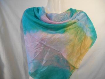 Mooie echt zijden sjaal van MEIER uit Bremen beschikbaar voor biedingen