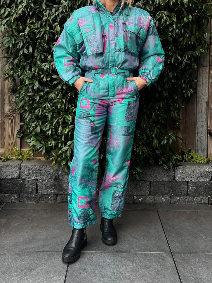 Vintage Retro Skipak S, Kleding | Dames, Wintersportkleding, Gedragen, Pak, Maat 36 (S), Ophalen of Verzenden