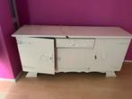 Vintage Dressoir Wit Landelijk, Gebruikt, 150 tot 200 cm, Ophalen of Verzenden, Met lade(s)