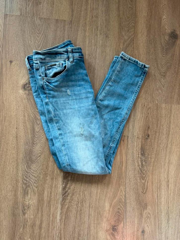 ONLY blauwe spijkerbroek / skinny jeans 29W 30L, Kleding | Dames, Spijkerbroeken en Jeans, Gedragen, W28 - W29 (confectie 36)