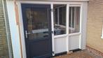 Kunststof deur, Doe-het-zelf en Verbouw, Deuren en Horren, Ophalen, 120 cm of meer, 215 cm of meer, Glas