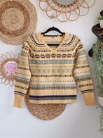 Vintage wollen trui Norway Ijslandse 80s dale noors, Kleding | Dames, Truien en Vesten, Geel, Ophalen of Verzenden, Zo goed als nieuw