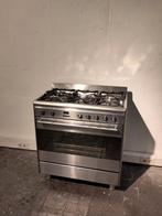 RVS Gasfornuis met Oven, Gebruikt, Minder dan 85 cm, 60 cm of meer, Ophalen of Verzenden