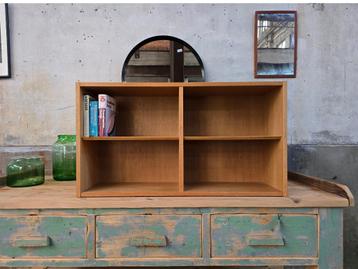 Deens Design Hang Kast | Vintage Eiken Hout Hangkast Wand beschikbaar voor biedingen