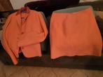 Riani mantelpakje maat 42 - feestdagen!, Kostuum of Pak, Riani, Maat 42/44 (L), Oranje