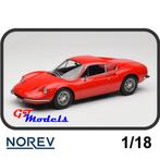 Dino 246 GT 1968 Rood - Norev modelauto 1:18, Norev SAS, Auto, Verzenden, Nieuw