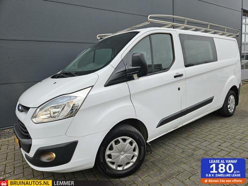 Ford Transit Custom 2.2TDCI L2H1 DC RVS Imp Airco Navi Trekh, Auto's, Bestelauto's, Bedrijf, Te koop, ABS, Achteruitrijcamera