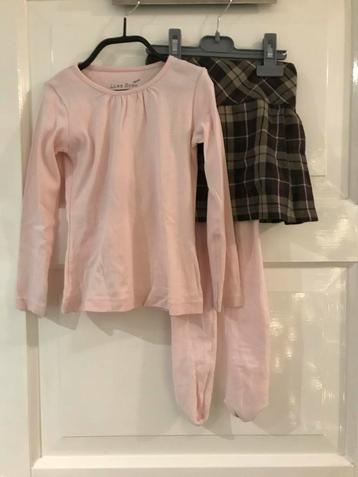 Kinderkleding pakket Lisa Rose maat 104 110 plooirok shirt  beschikbaar voor biedingen