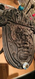 Antieke gietijzeren kolenkit teab, Antiek en Kunst, Ophalen