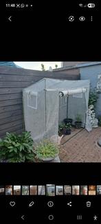 Tuinkas 200 breed, Tuin en Terras, Ophalen, Glas, Zo goed als nieuw, Aluminium