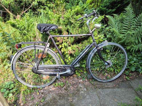 Gazelle heren 60 cm trommelrem, Fietsen en Brommers, Fietsen | Heren | Herenfietsen, Gebruikt, Gazelle, 57 tot 61 cm, Versnellingen
