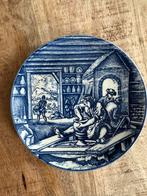 Delfts Blauw Bord - De Pottebacker - Handwerk, Ophalen of Verzenden