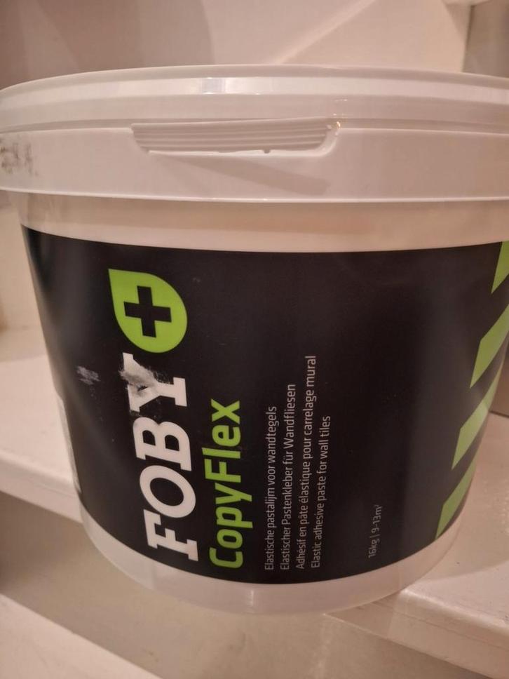 Tegellijm Pastalijm Wandtegels Foby, Doe-het-zelf en Verbouw, Verf, Beits en Lak, Nieuw, Wit, Ophalen of Verzenden