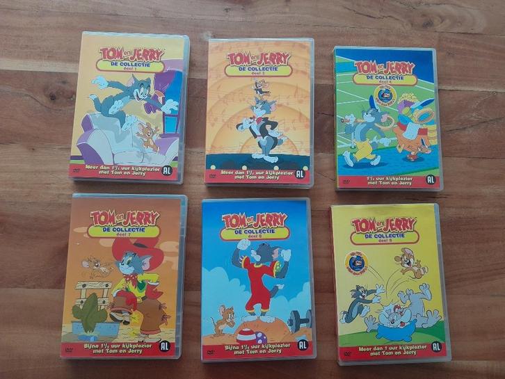 DVD`s Tom en Jerry, Cd's en Dvd's, Dvd's | Tekenfilms en Animatie, Zo goed als nieuw, Amerikaans, Tekenfilm, Alle leeftijden, Ophalen