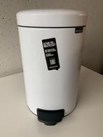 Brabantia NewIcon Prullenbak - 12 l - White, Met pedaal, Verzenden, Brabantia Branding BV, Leenderweg 182, 5555CJ Valkenswaard, Nederland