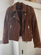 Mango echt suède leer jasje 38 camel bruin conqac ☘️, Maat 38/40 (M), Mango, Bruin, Nieuw