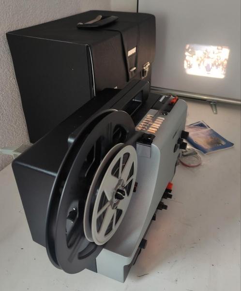 REVUE LUX 50 SOUND SUPER 8 FILMPROJECTOR in KOFFER, Verzamelen, Fotografica en Filmapparatuur, Projector, 1960 tot 1980, Ophalen of Verzenden
