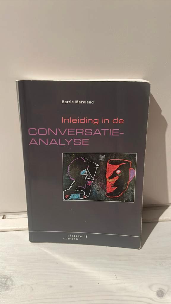 H. Mazeland - Inleiding in de conversatieanalyse, Boeken, Wetenschap, Gelezen, Sociale wetenschap, Ophalen of Verzenden