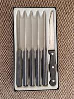 6 steakmessen in doos, Ophalen of Verzenden, Nieuw, Rvs of Chroom