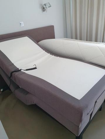 Electrische boxspring 180x210 grijs Swiss Sense nette staat beschikbaar voor biedingen