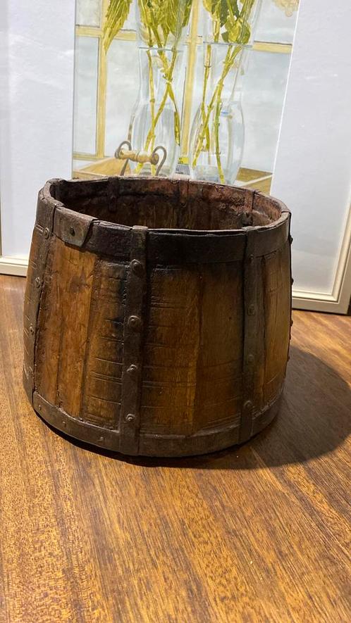 Antieke Houten Graanmaat - kringloopwinkel nochris 2.0, Antiek en Kunst, Antiek | Woonaccessoires, Ophalen