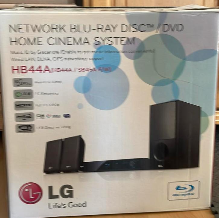 LG HB44A, Audio, Tv en Foto, Home Cinema-sets, Blu-ray-speler, 70 watt of meer, Overige merken, Ophalen of Verzenden