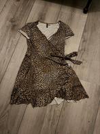 Panterprint wrap jurkje, Kleding | Dames, Jurken, Maat 38/40 (M), H&M, Ophalen of Verzenden, Bruin