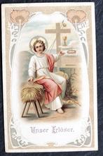 Unser Erloser - religie - Jugendstil met klaprozen, 1915, Verzenden, Voor 1920, Gelopen, Kinderen
