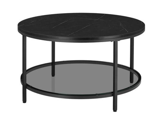 Zwarte Salontafel, Huis en Inrichting, Tafels | Salontafels, Nieuw, Minder dan 50 cm, 50 tot 100 cm, 50 tot 100 cm, Rechthoekig