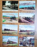 ansichtkaarten, stoomtreinen (16 jaren '30 en 5 jaren '50), Verzenden, 1920 tot 1940, Gelopen, Voertuig
