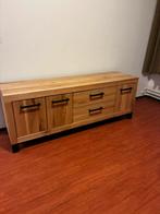 TV meubel Hevano (Pronto) eiken, Ophalen, Stoer en modern, 150 tot 200 cm, Eikenhout