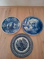 Drie wandborden te koop., Antiek en Kunst, Antiek | Wandborden en Tegels, Ophalen