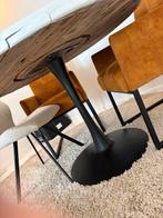 Eettafel 120cm, Ophalen, Vier personen, Rond