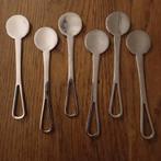6 Nespresso lepeltjes., Ophalen of Verzenden, Gebruikt, Rvs of Chroom