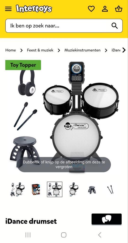 IDance drumset, Muziek en Instrumenten, Drumstellen en Slagwerk, Nieuw, Overige merken, Ophalen
