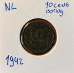10 cent - 1942 - zink - Wilhelmina, Postzegels en Munten, Munten | Nederland, Ophalen of Verzenden, Koningin Wilhelmina, 10 cent