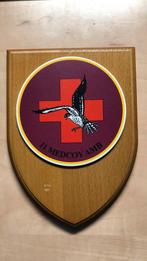 Schildje 11 MEDCOY AMB luchtmobiele brigade, Verzamelen, Militaria | Algemeen, Embleem of Badge, Nederland, Landmacht, Verzenden