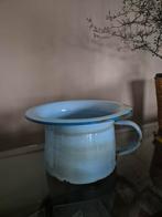 Licht blauwe emaille po, Ophalen of Verzenden