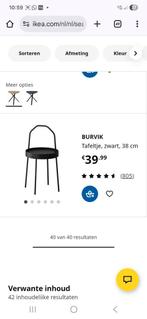 Zwart tafeltje, Antiek en Kunst, Antiek | Meubels | Tafels, Ophalen